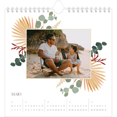 Calendário quadrado — Boho [capa]