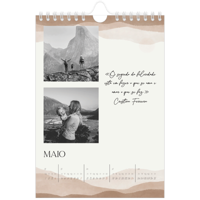 Calendário A5 — Citações de bem-estar [capa]