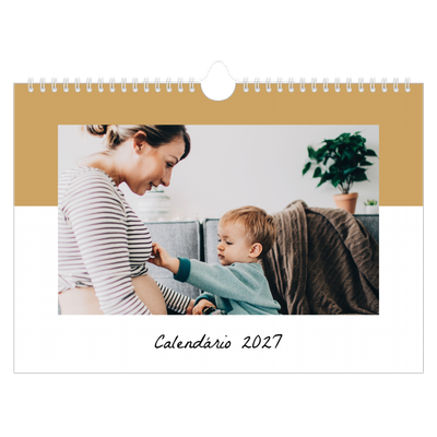 Calendário A4 horizontal — Calendário da lista [capa]