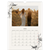 Calendário A3 — Tinta e hera [Abril]