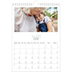 Calendário fotográfico A4 — Tipografia mista [capa]