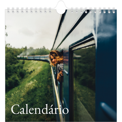 Calendário quadrado — Serifa simples [capa]