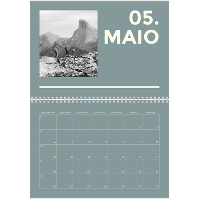 Calendário A4 duplo — Contemporâneo arrojado [capa]