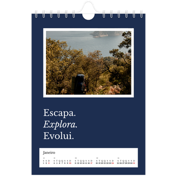 Calendário A5 — Terra editorial