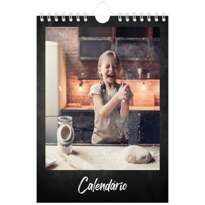 Calendário A5 — Estilo de quadro-negro [capa]
