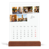 Calendário de mesa com suporte em madeira - vertical  — Férias na cidade [Março]