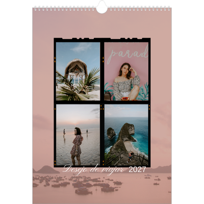 Calendário A3 — Aventura e desejo de viajar [capa]
