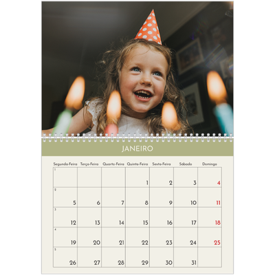 Calendário A4 duplo — Capítulos pastel [Janeiro]