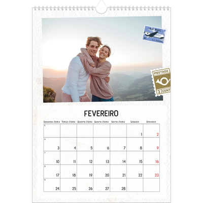 Calendário A3 — Parts unknown [Fevereiro]