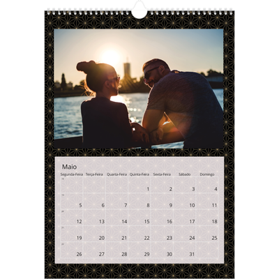 Calendário A3 — Geométrico [capa]