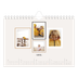 Calendário A5 horizontal — Galeria de fotografias de parede [Abril]