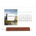 Calendário de mesa com suporte em madeira - horizontal  — A história completa [Fevereiro]