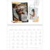 Calendário A4 duplo — Estilo de álbum de recortes [Março]