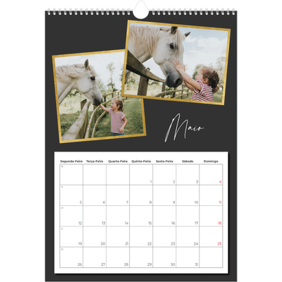 Calendário A3 — Tantas recordações [capa]