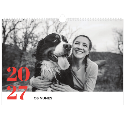 Calendário A3 Horizontal — Um ano audacioso [capa]