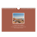 Calendário A5 horizontal — Cores clássicas [capa]