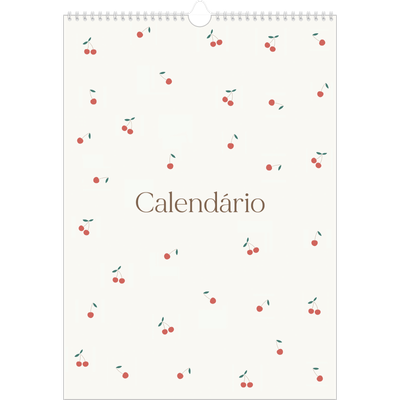 Calendário A3 — Felicidade de cereja [capa]