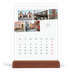 Calendário de mesa com suporte em madeira - vertical  — Férias na cidade [Janeiro]