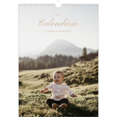 Calendário A3 — Caixas de tiras fotográficas [capa]