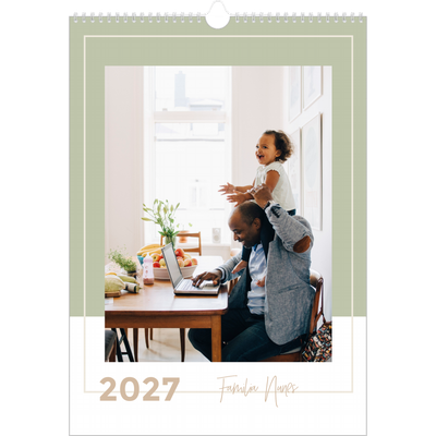 Calendário A3 — Molduras de terra [capa]