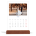 Calendário de mesa com suporte em madeira - vertical  — Clássico cobalto [capa]