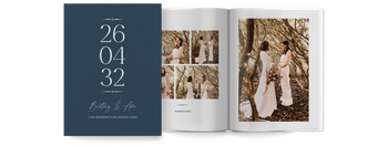 Álbuns de fotografias — Ardosia e serifas