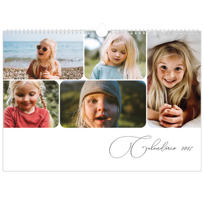 Calendário A3 Horizontal — Fotos e escrita [capa]