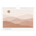 Calendário A5 horizontal — Citações de bem-estar [capa]