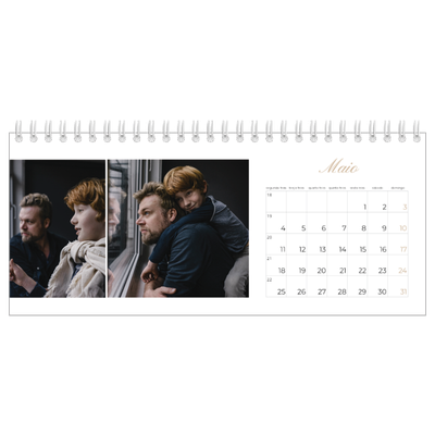 Calendários de mesa — Caixas de tiras fotográficas [capa]