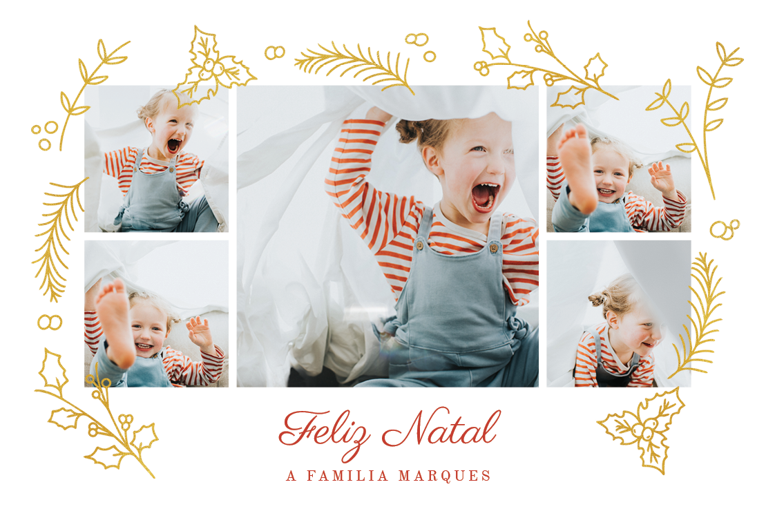 Cartões — Folhagem divertida