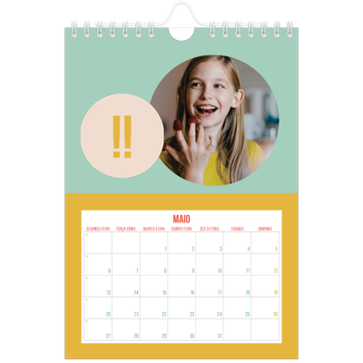 Calendário A5 — Brilhante e bonito [capa]