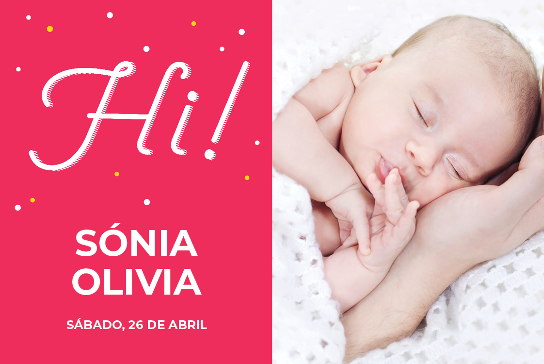 Convites — Caixa cor-de-rosa brilhante