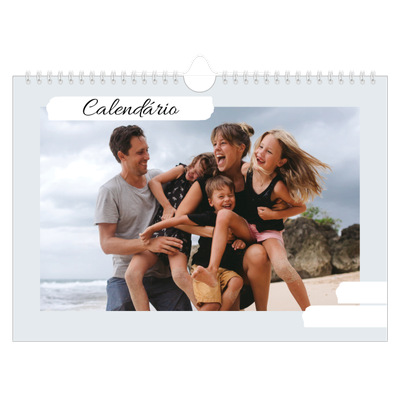 Calendário A4 horizontal — Tons mudos [capa]