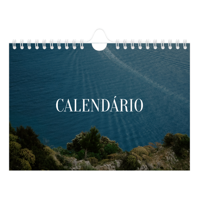 Calendário A5 horizontal — Escapadinha infinita [capa]