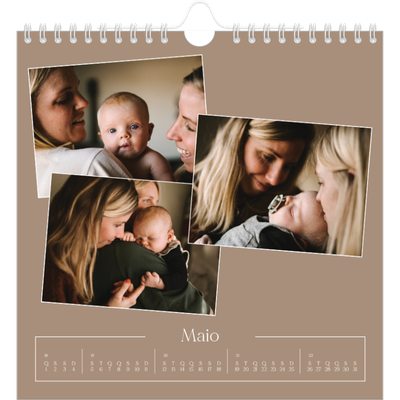 Calendário quadrado — Recordações criadas [capa]