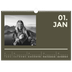 Calendário A3 Horizontal — Contemporâneo arrojado [Janeiro]