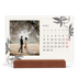 Calendário de mesa com suporte em madeira - horizontal  — Tinta e hera [Março]