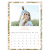 Calendário A3 — Papéis de parede florais [Abril]