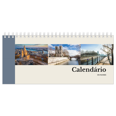 Calendários de mesa — Vistas do mundo [capa]