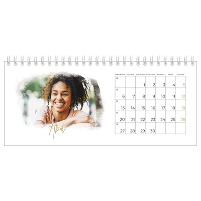Calendários de mesa — Efeitos fotográficos [Abril]