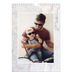 Calendário fotográfico A4 — Fundos em mármore [capa]