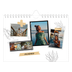 Calendário A5 horizontal — Estilo de álbum de recortes [capa]