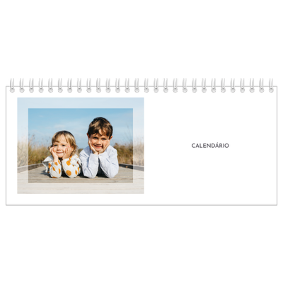 Calendários de mesa — Moldura transparente [capa]