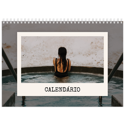 Calendário A4 duplo — A edição de retrato [capa]