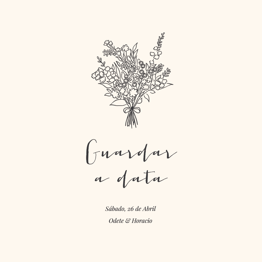 Save the date — Rabiscos de casamento