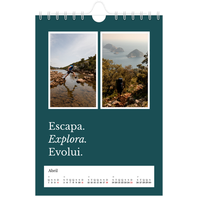 Calendário A5 — Terra editorial [Abril]