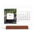 Calendário de mesa com suporte em madeira - horizontal  — A história completa [capa]