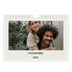 Calendário A5 horizontal — Marfim simples [capa]