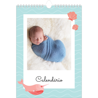 Calendário fotográfico A4 — Animais bonitos [capa]