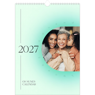 Calendário A3 — Degradê de astrologia [capa]